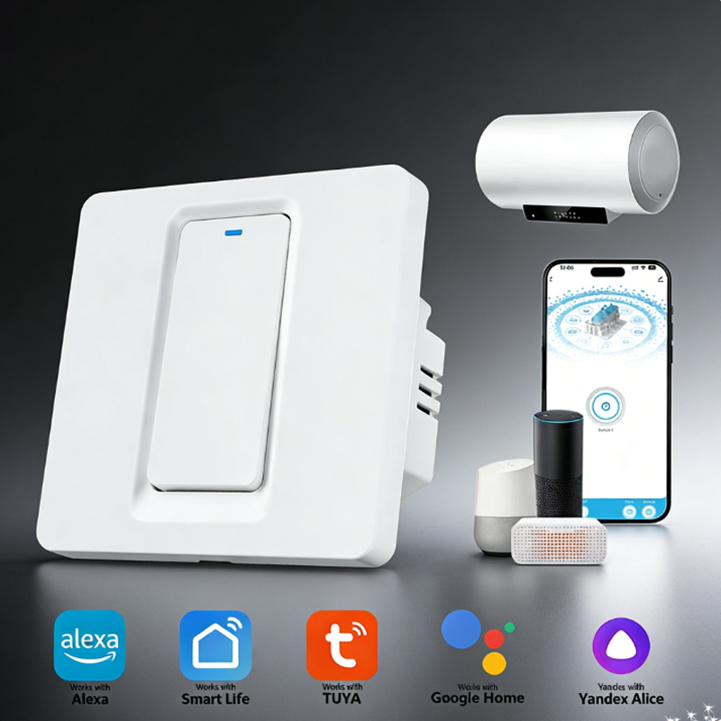 Smart Home Certification - Smart Water Heater Switch/WiFi&Bluetooth Touch Control