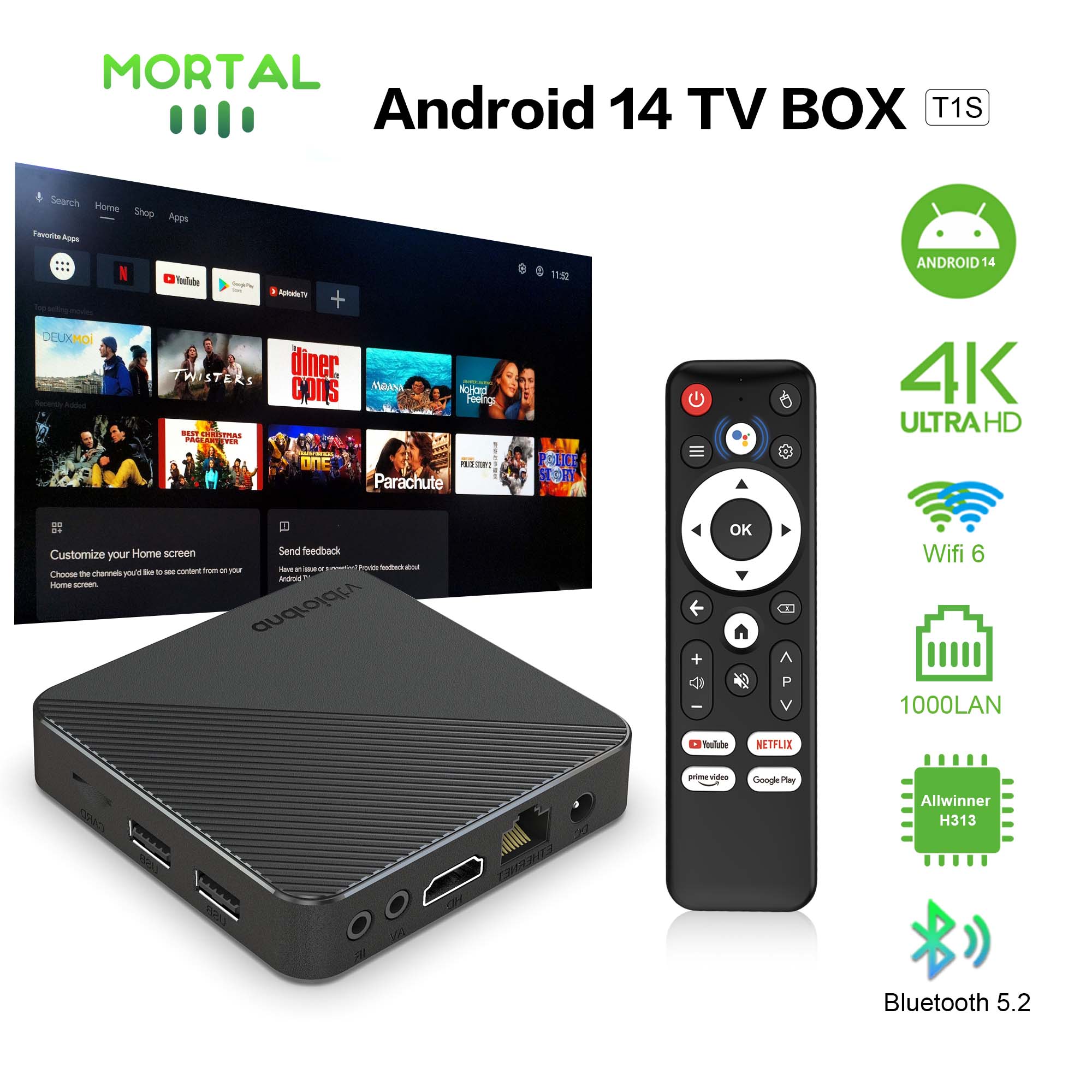 Smart Home Plus - Android14 TV Box Smart Home Theater