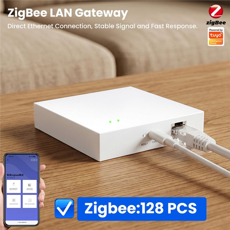Delicate texture-Tuya Zigbee S - Smart Home Hub Device 评论和价格