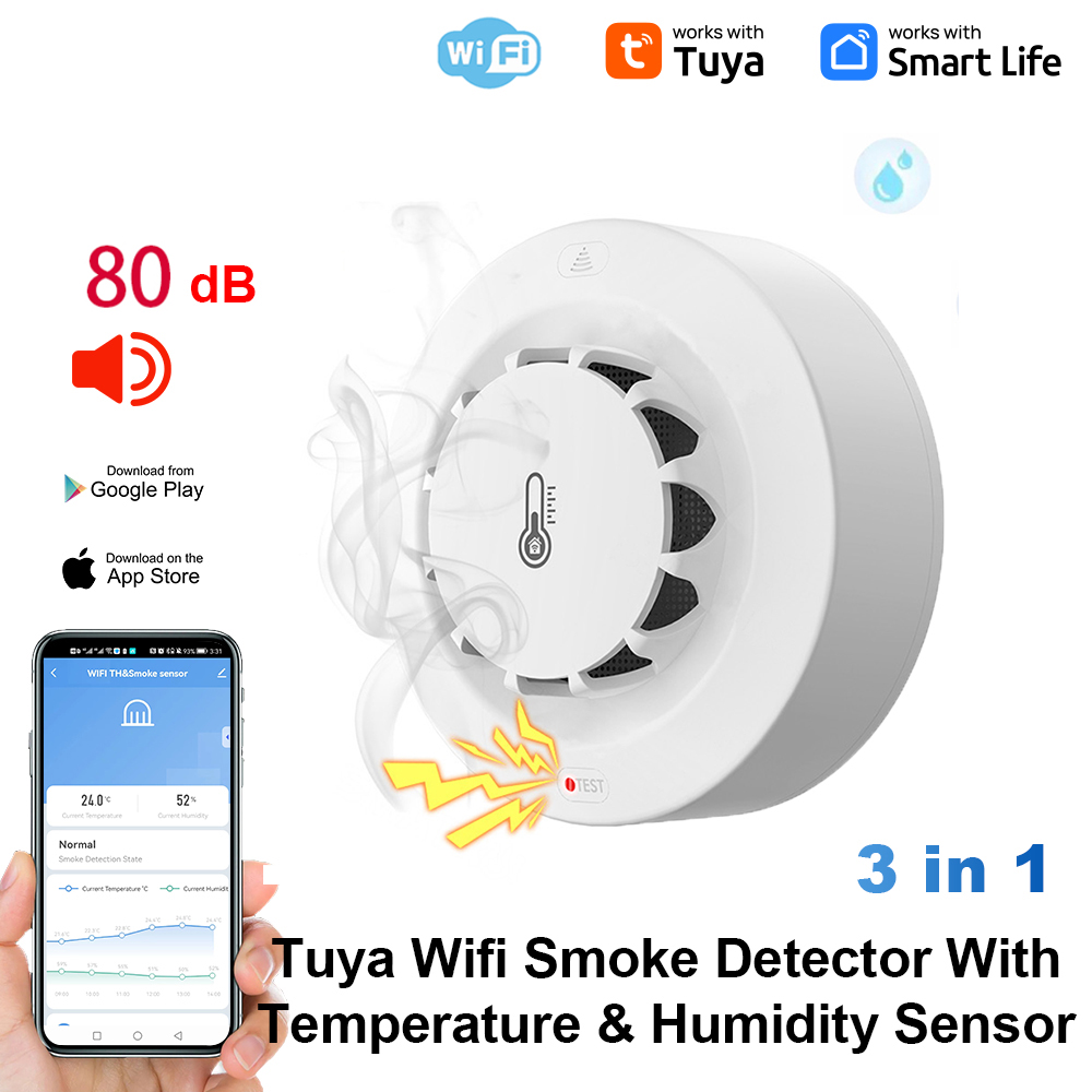 Tuya WiFi Temperature and Humi - Smart Home Security 评论和价格