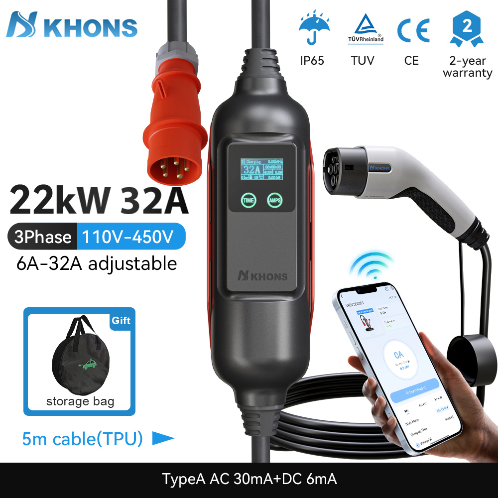 Khons Portable EV Charger Type - Smart Home For Pc 评论和价格