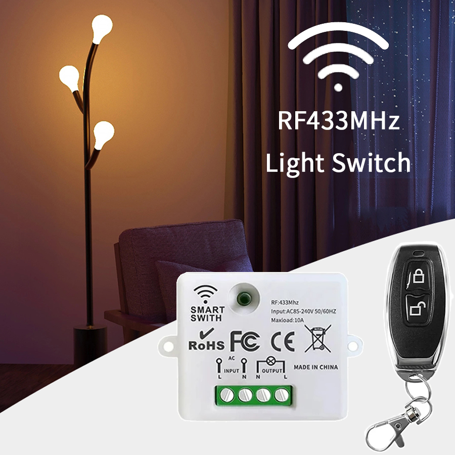 RF 433MHz Wireless Remote Cont - Smart Home Internet 评论和价格