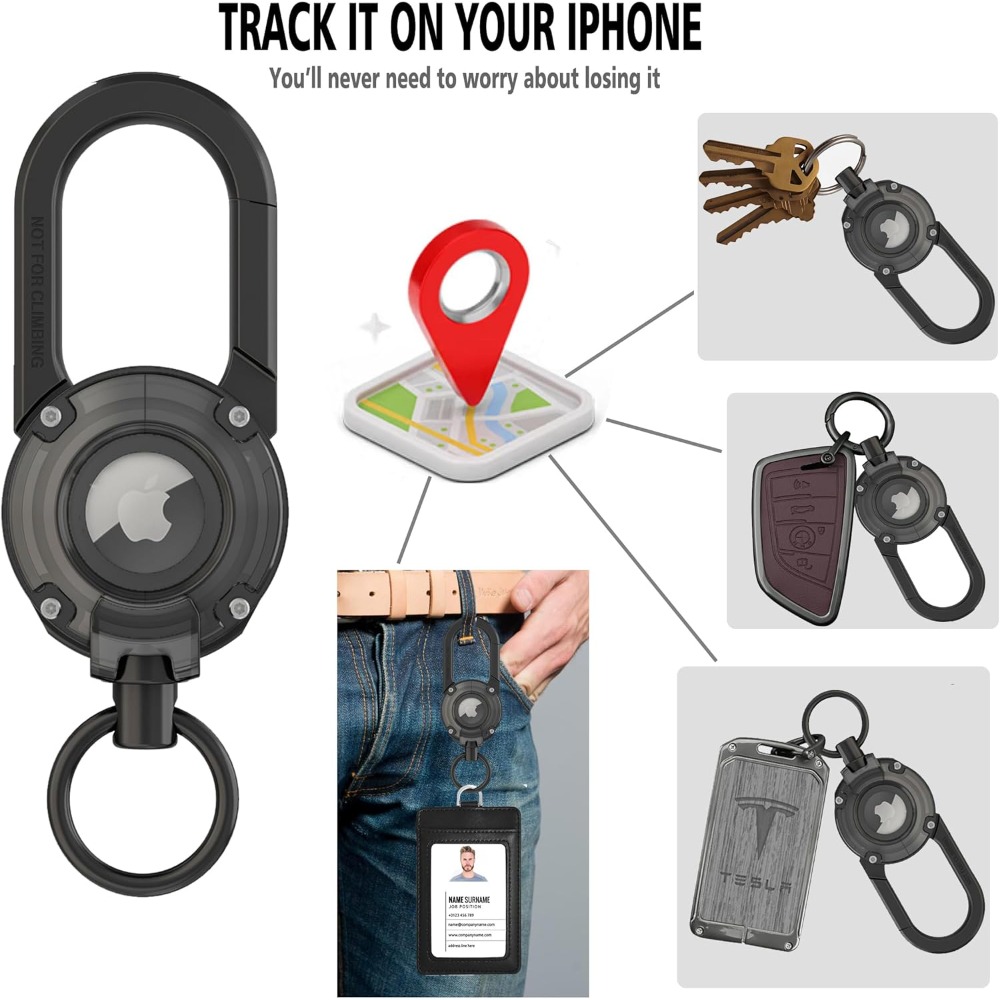 For AirTag Holder Keychain,All - Smart Home Hub Matter 评论和价格