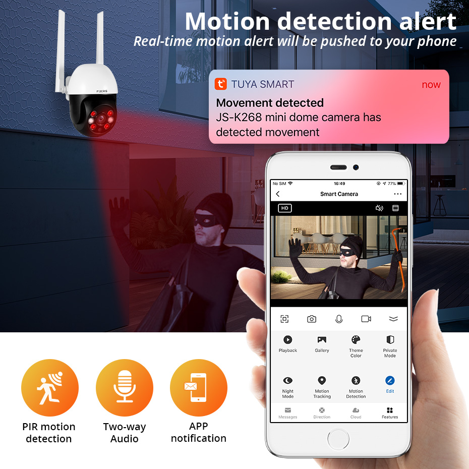 Fuers 8MP 4K IP Camera Outdoor - Smart Home Camera Ezviz 评论和价格