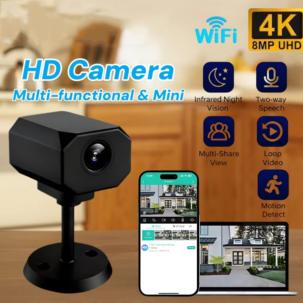 4K HD WiFi Security Camera for - Smart Home Security 评论和价格