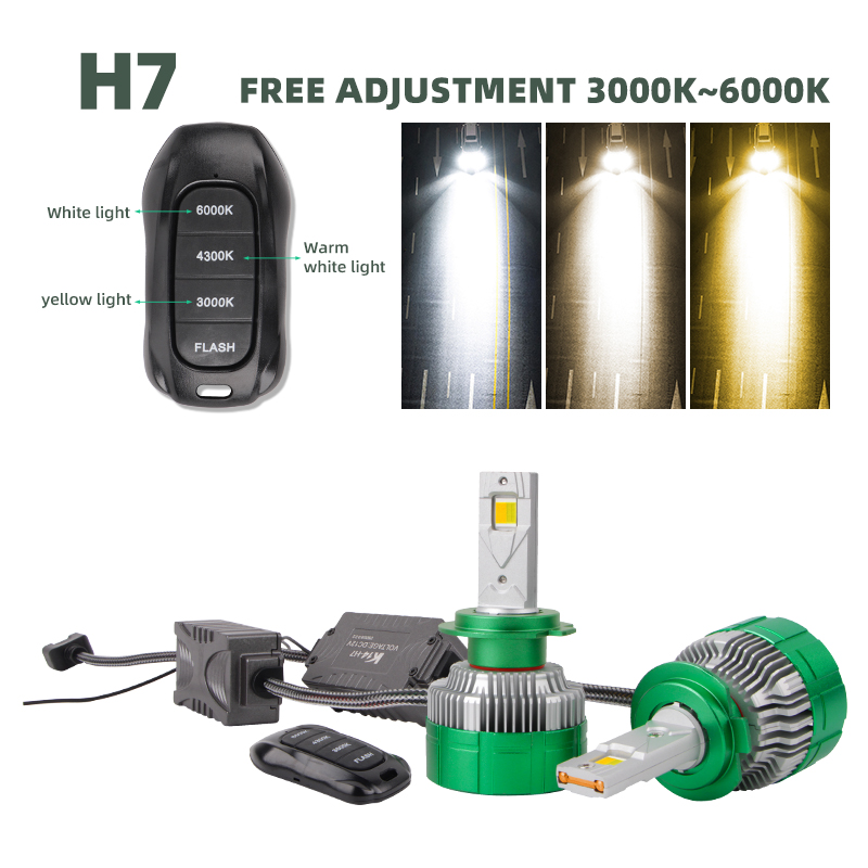 Best Seller H8 H7 Led Headligh - Voice Control Light Bulb 评论和价格