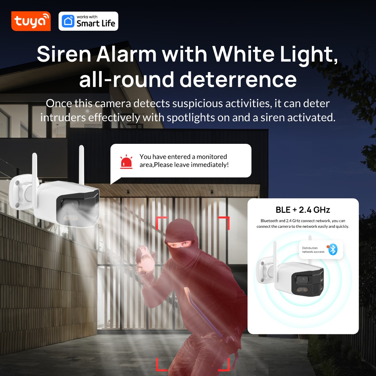 Tuya Smart 4MP 2.5K Dual-Lens  - Smart Home Camera Ezviz 评论和价格