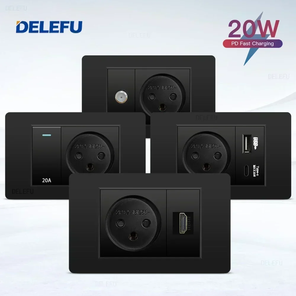 DELEFU Black Retardant PC Isra - Smart Home For Pc 评论和价格