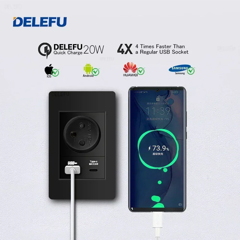 DELEFU Black Retardant PC Isra - Smart Home For Pc 评论和价格