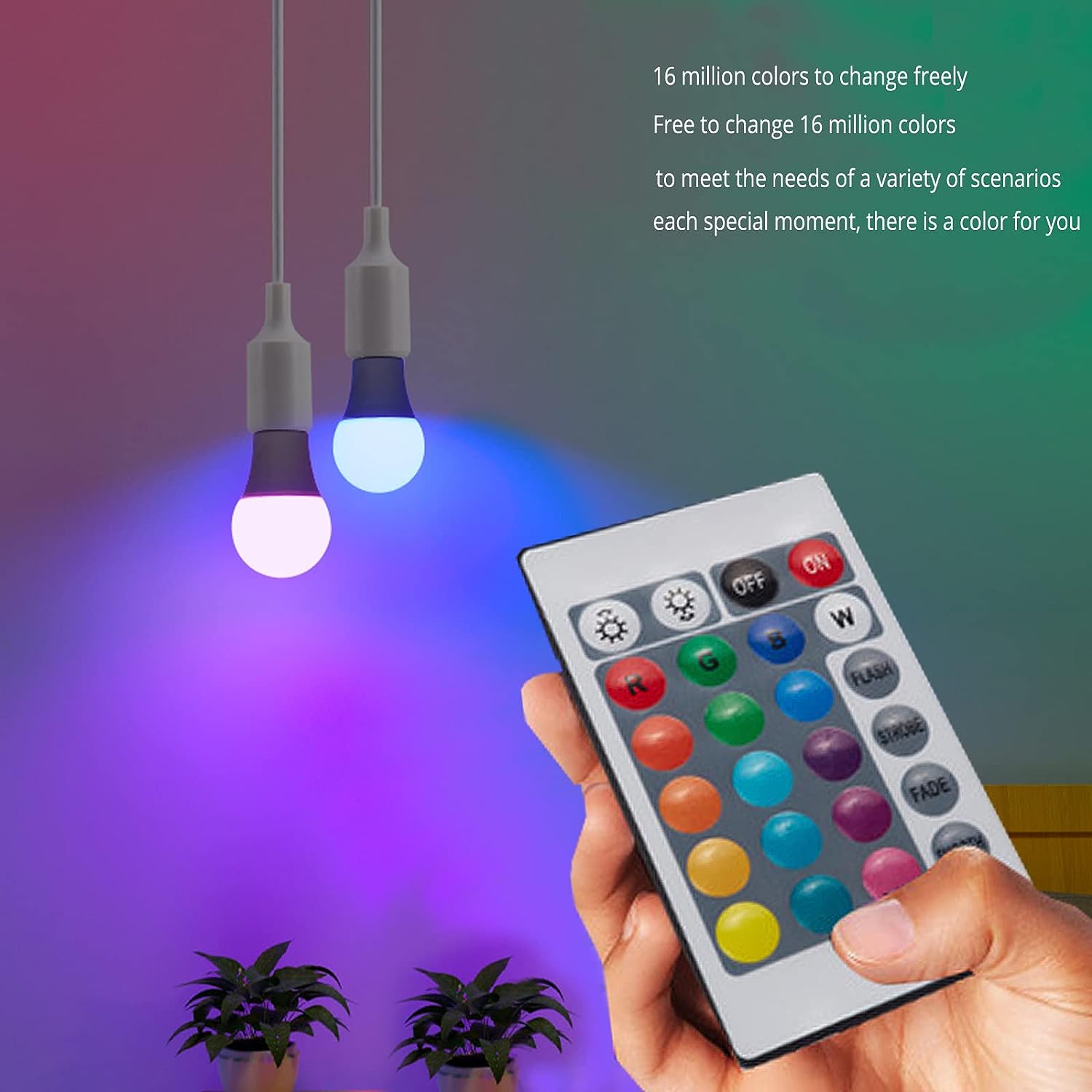 E27 220V 16 Colors RGB Bulb LE - Voice Control Light Bulb 评论和价格