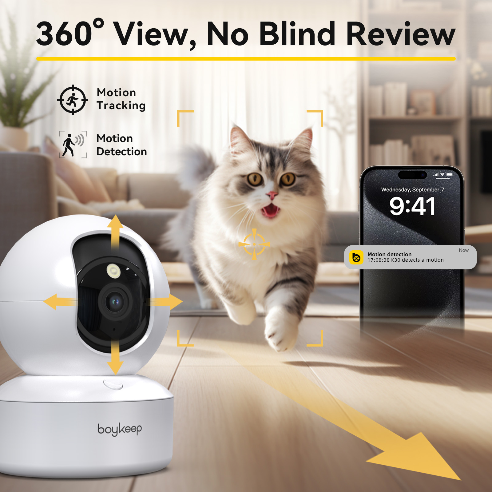 Boykeep 2K Pet Dog Camera with - Smart Home Camera Ezviz 评论和价格