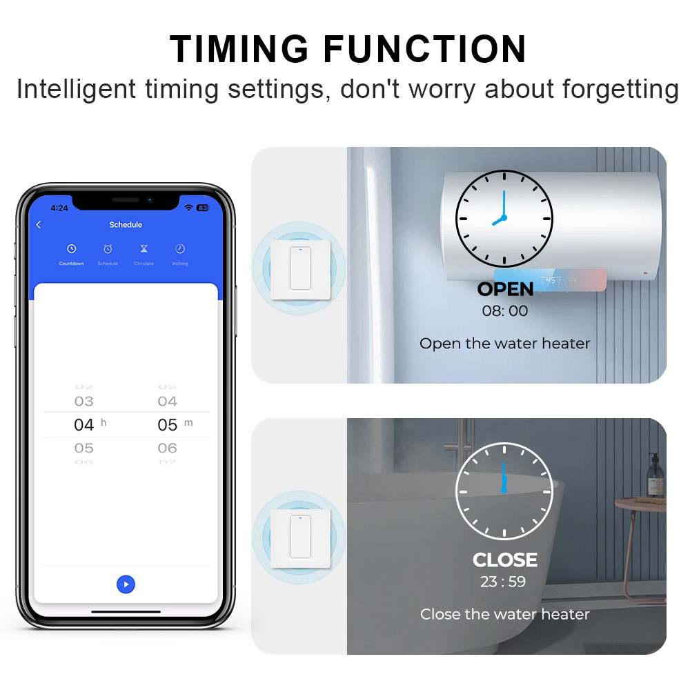 Smart Water Heater Switch/WiFi - Smart Home Certification 评论和价格