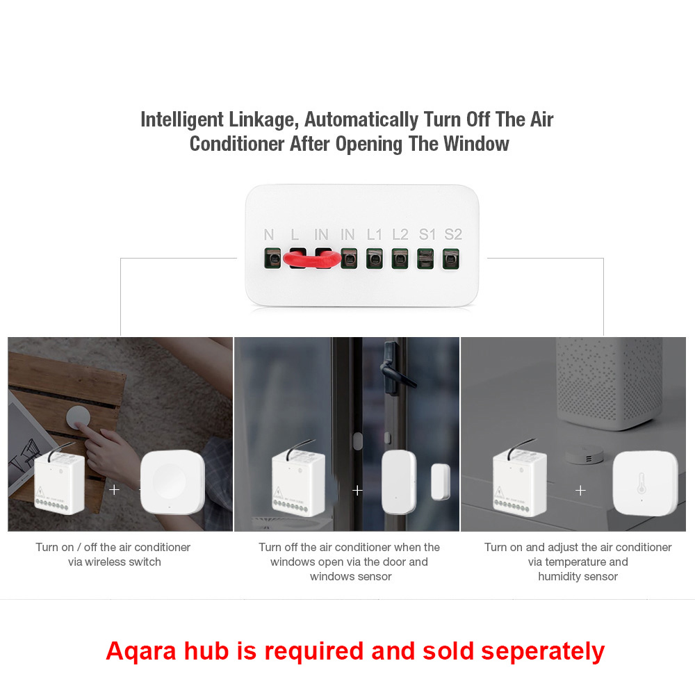 Aqara Two-Way Control Module R - Smart Home Os 评论和价格