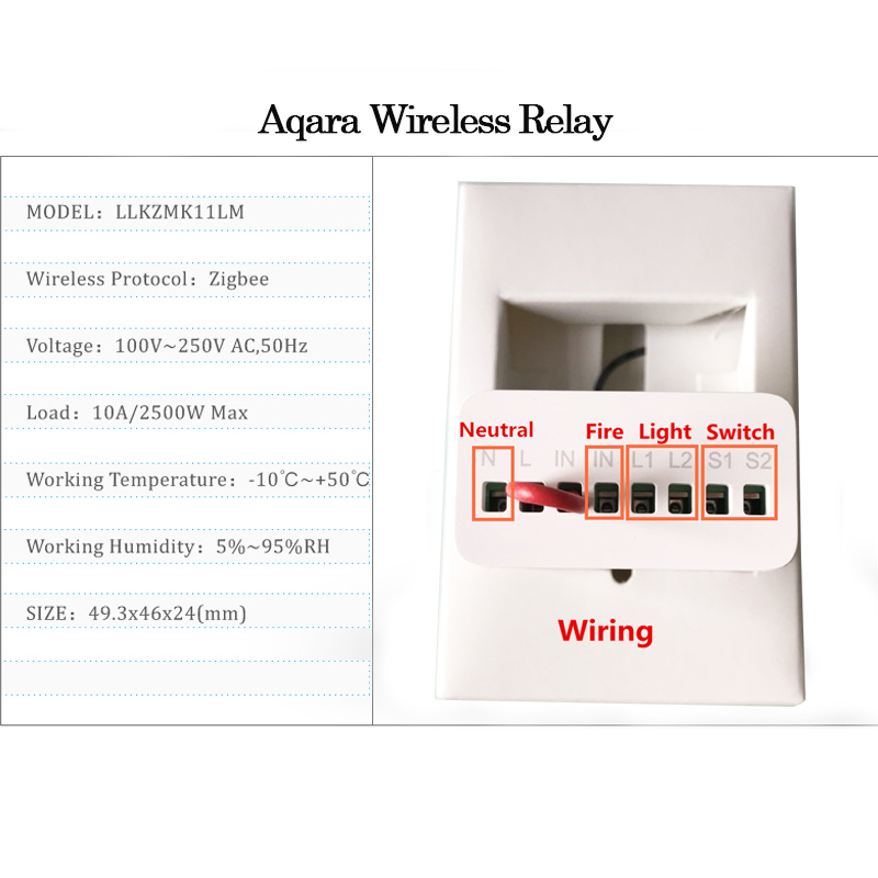 Aqara Two-Way Control Module R - Smart Home Os 评论和价格