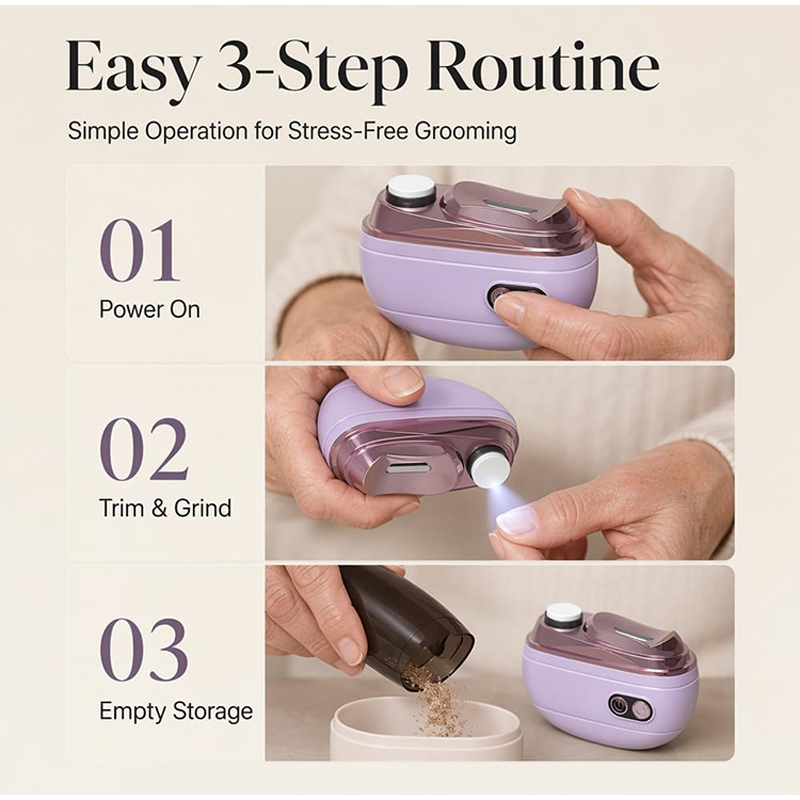 2-in-1 Smart Electric Nail Cli - Smart Home Device 评论和价格