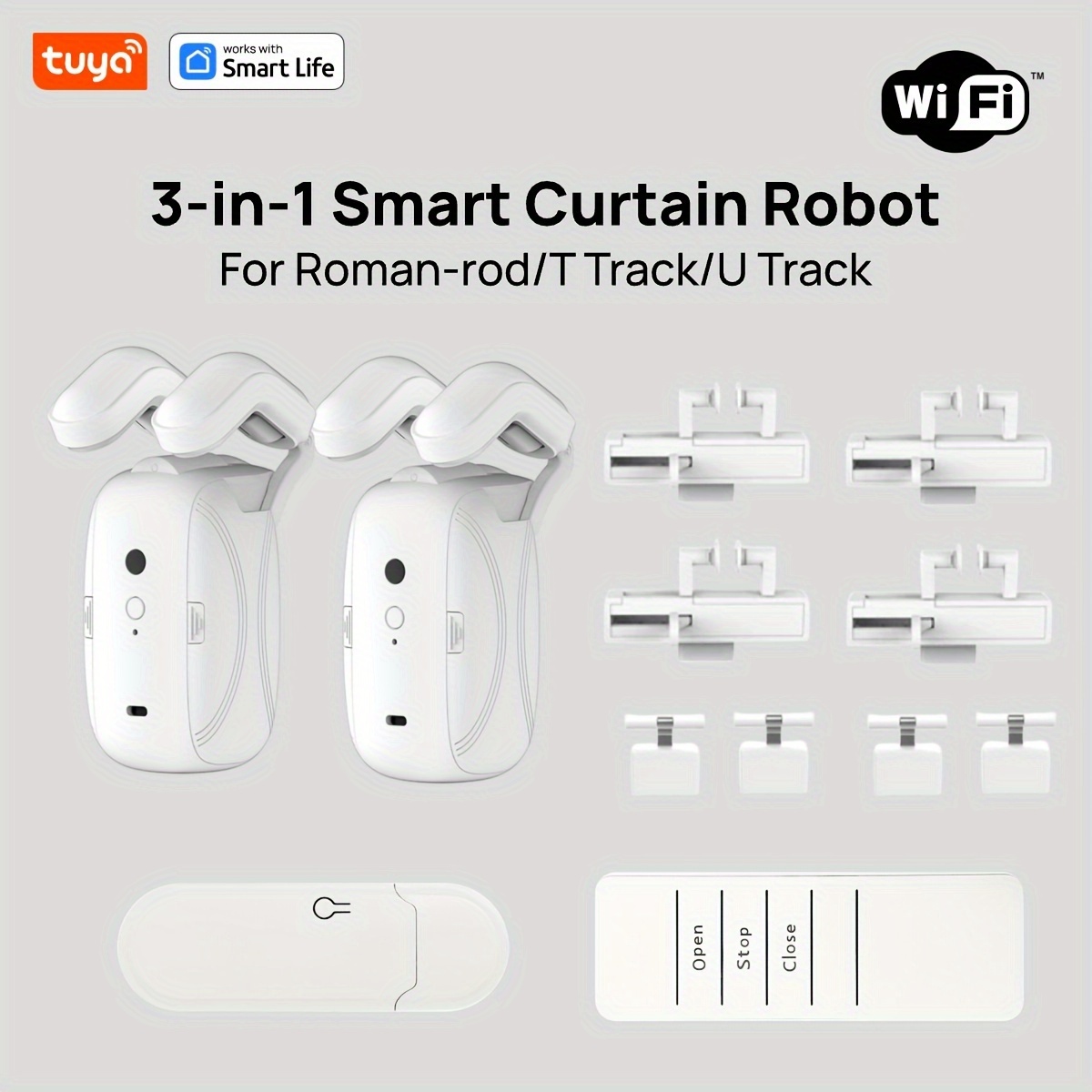 1/2PCS Tuya Smart WiFi Curtain - Smart Home Hub Matter 评论和价格