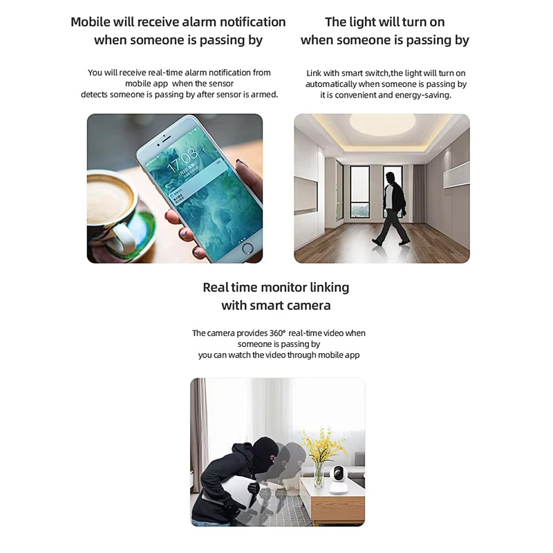 Smart PIR Motion Sensor WiFi Z - Smart Home Certification 评论和价格