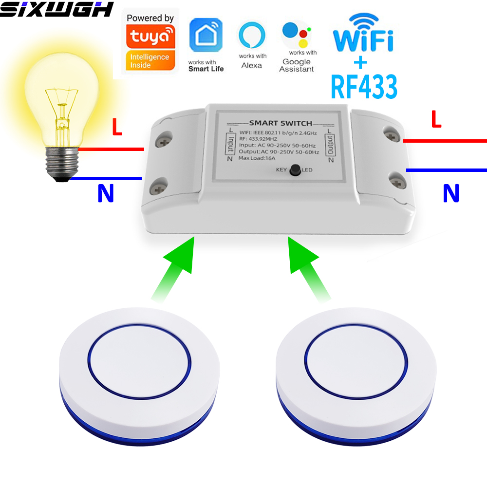 16A WiFi Tuya Smart Switch Wir - Smart Home Certification 评论和价格