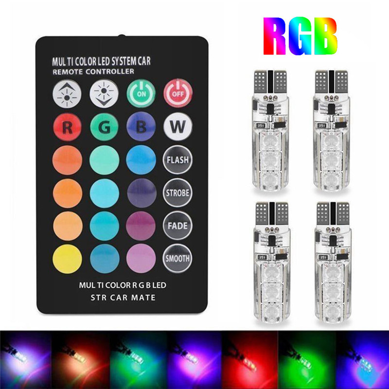 4PCS Car Signal Atmosphere Bul - Voice Control Light Bulb 评论和价格