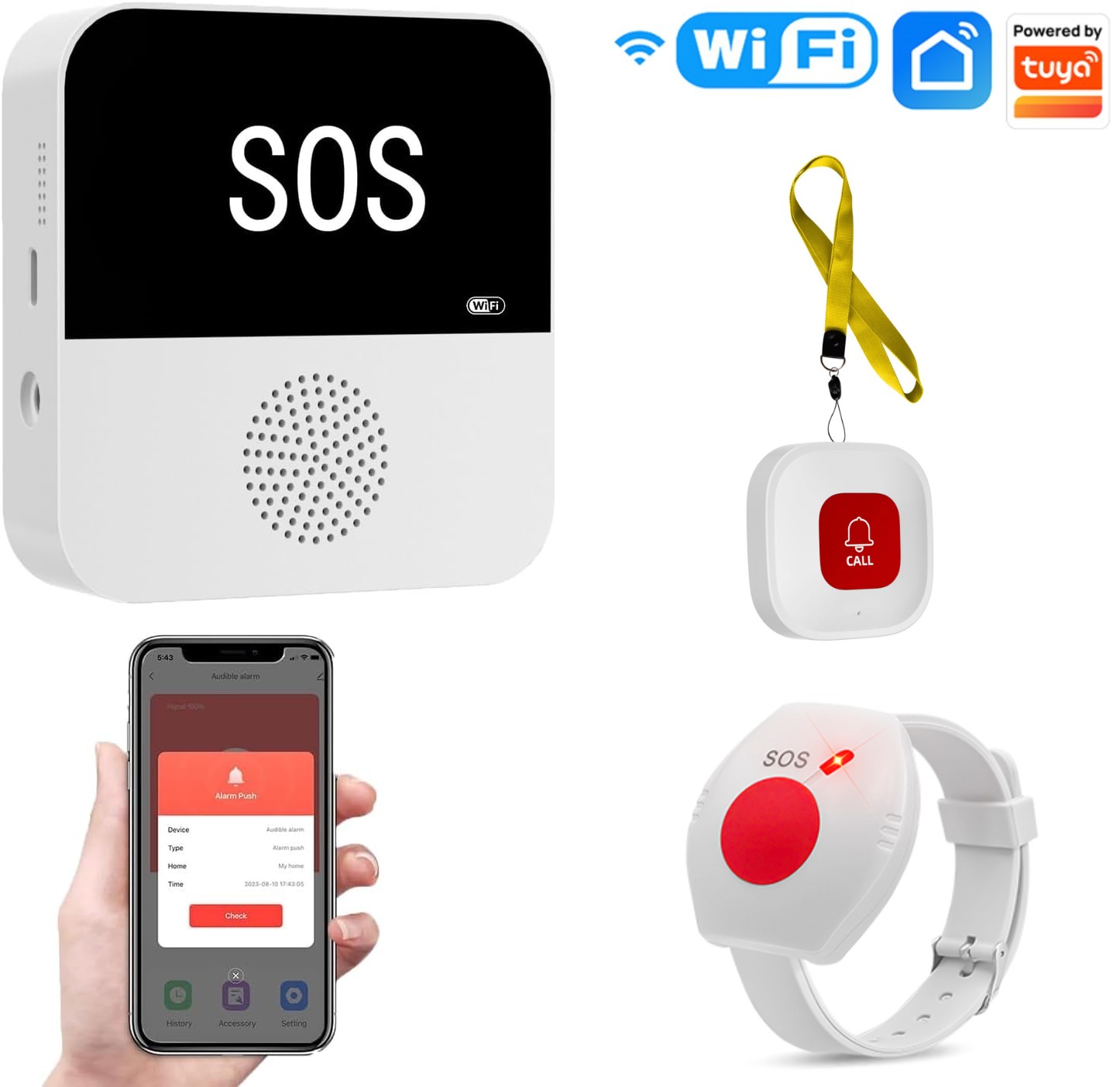 Wireless WiFi Elderly Caregive - Tuya Wifi Socket 评论和价格