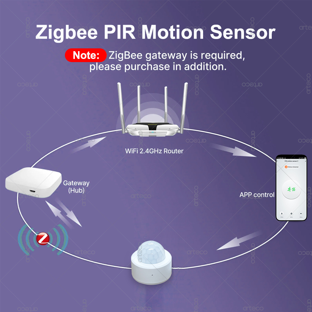 Zigbee 3.0 Mini PIR Motion Sen - Smart Home Security 评论和价格