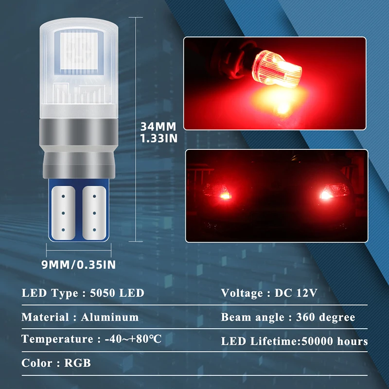Remote Control With 2pcs RGB T - Voice Control Light Bulb 评论和价格