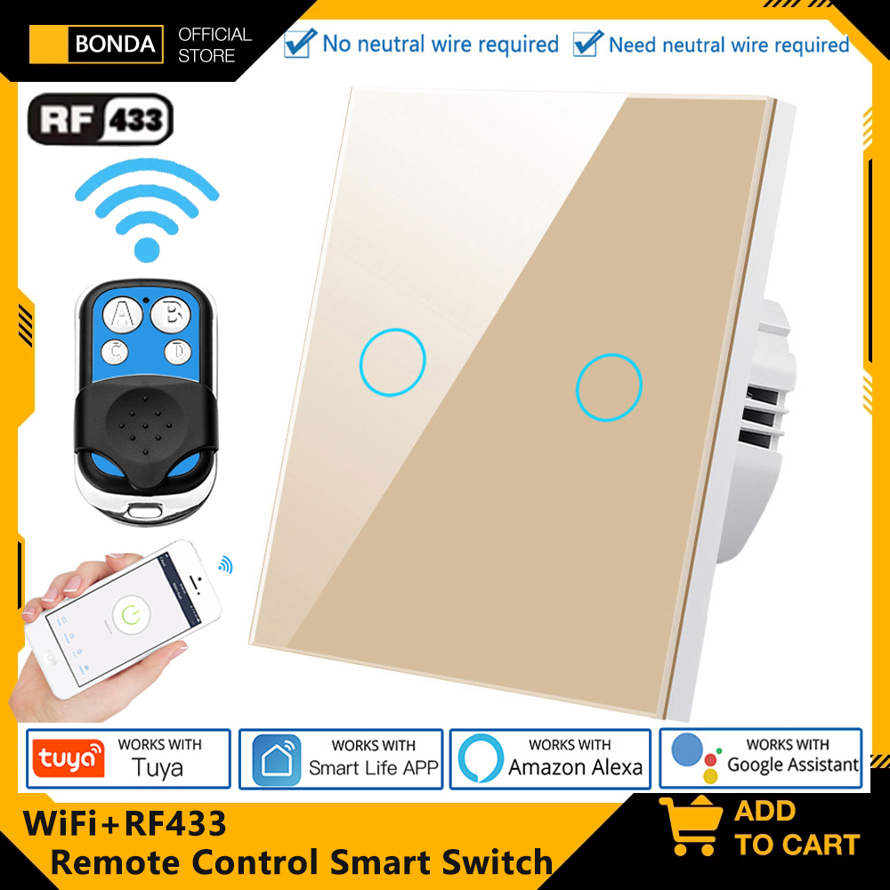 Tuya EU WiFi+RF433 Smart Remot - Smart Home Certification 评论和价格