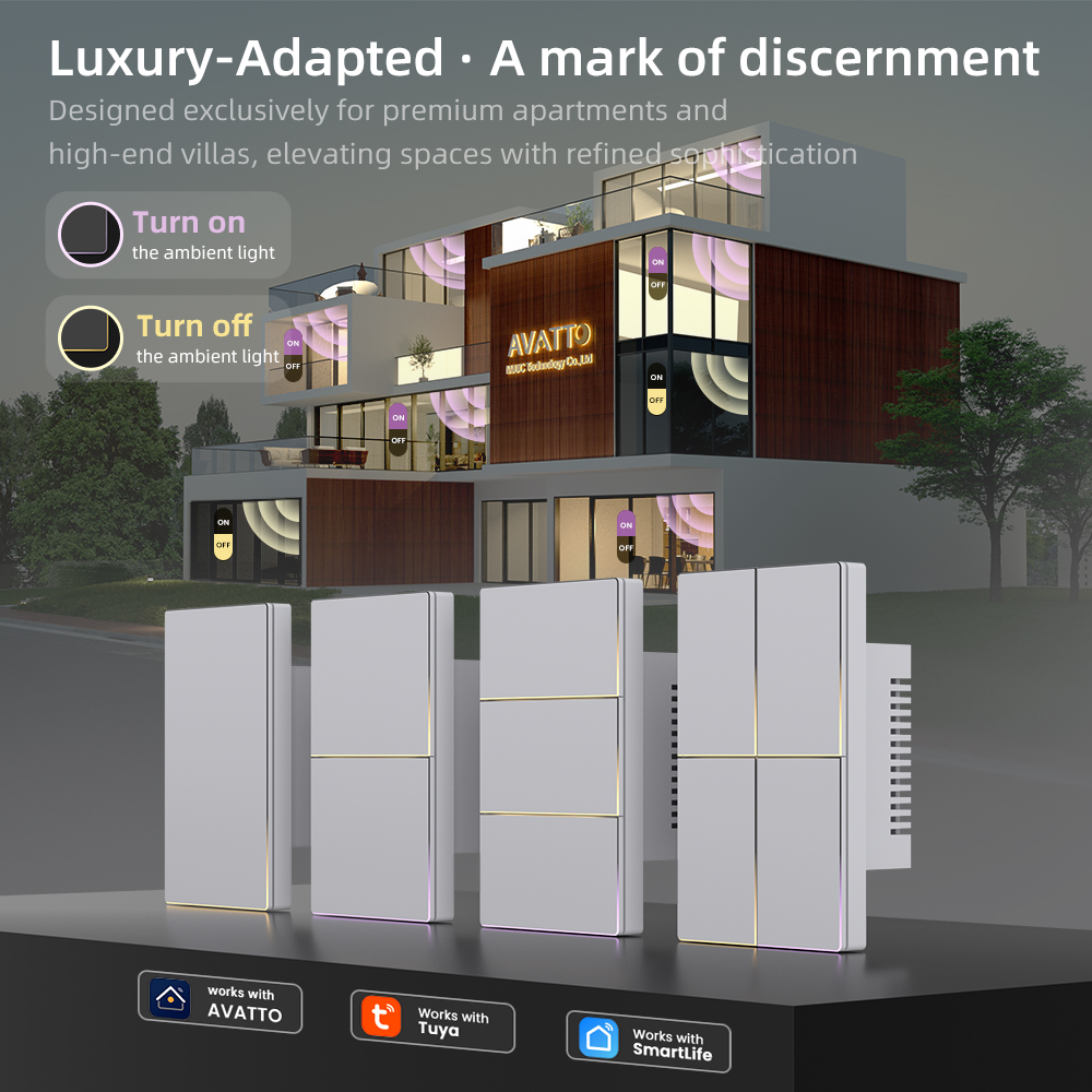 AVATTO 1/2/3/4 Gang WiFi Smart - Smart Home Certification 评论和价格