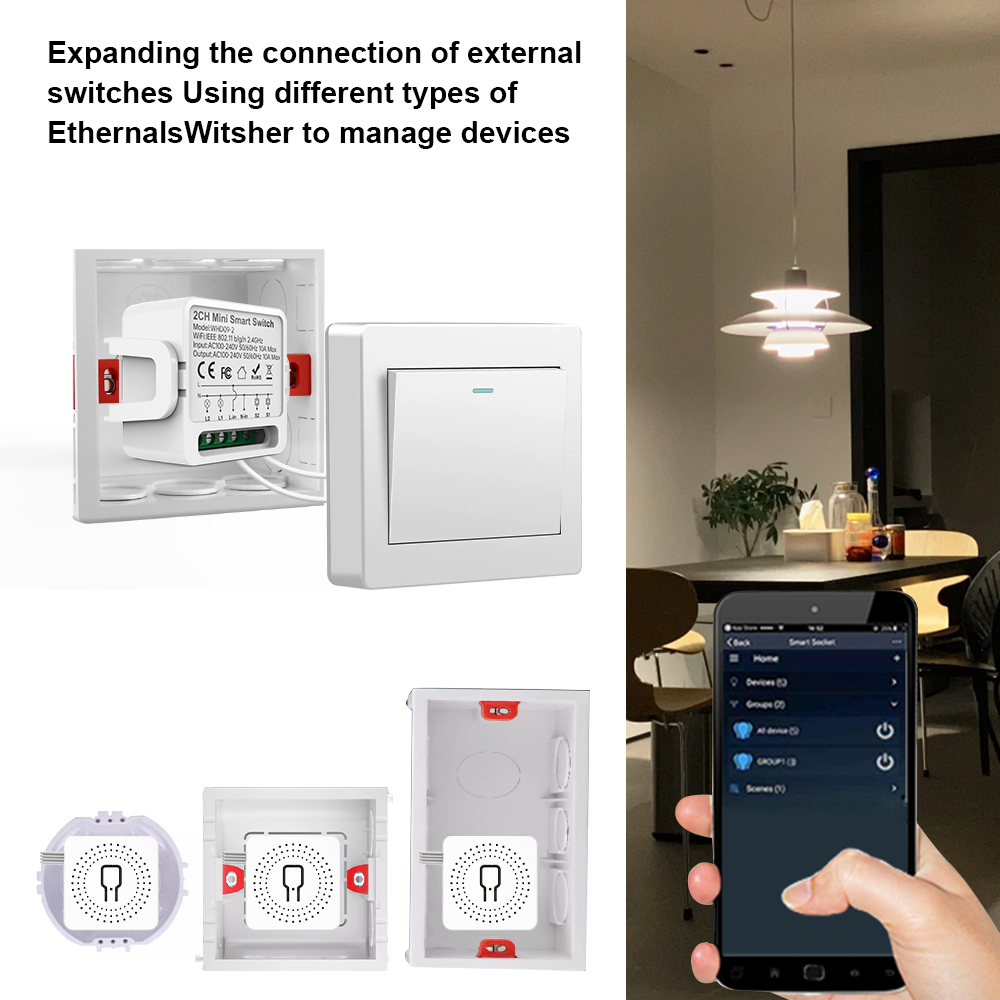 2 Way Tuya Smart Switch 2Gang  - Smart Home Internet 评论和价格