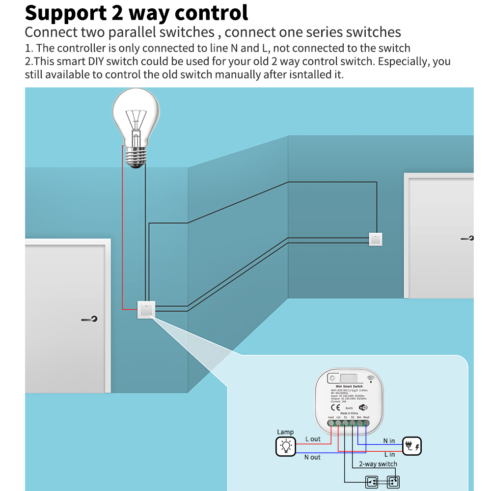 Tuya WiFi Smart Self-Powered L - Smart Home Certification 评论和价格