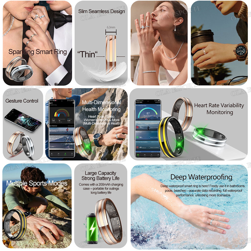 New Smart Ring Heart Rate Stre - Smart Home Trainer 评论和价格