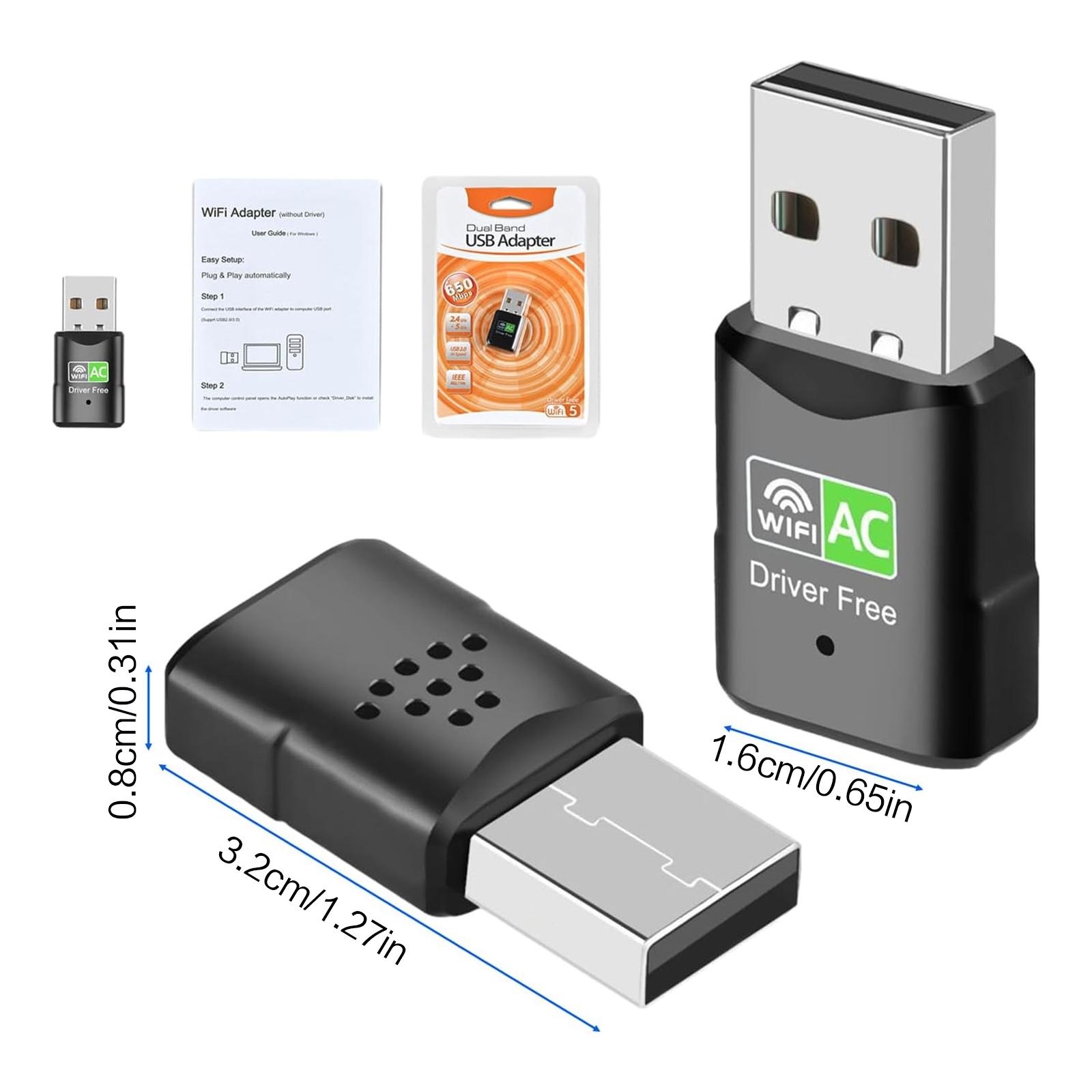 AC600 USB WiFi Adapter, Dual B - Smart Home For Pc 评论和价格