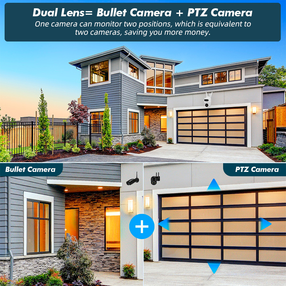 FUERS 5K 10MP Dual Lens IP Cam - Smart Home Camera Ezviz 评论和价格